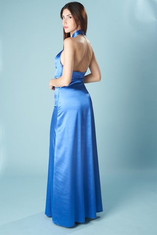 Lange Jurk Baeza - Kobaltblauw