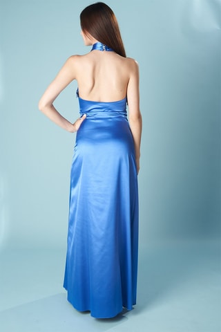 Lange Jurk Baeza - Kobaltblauw