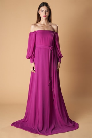 Lange Jurk Venecia - Fuchsia