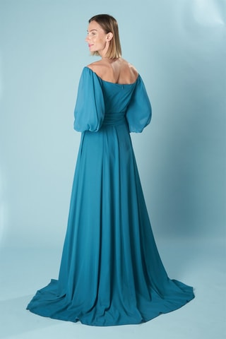 Lange Jurk Venecia - Turquoise