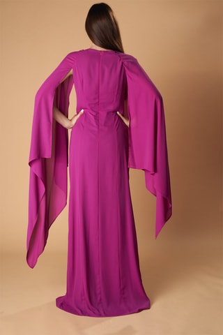 Lange Jurk Atenas - Fuchsia