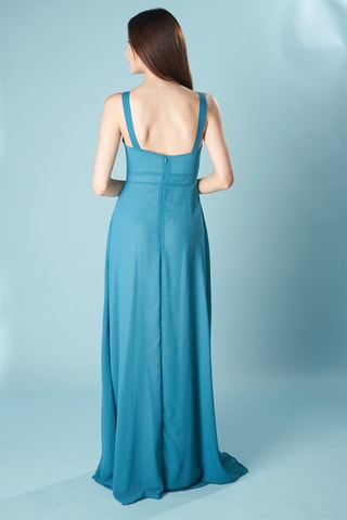 Lange Jurk Silicia - Turquoise