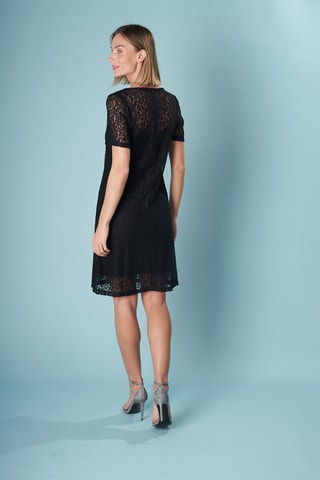 Rechte Jurk Anabel - Zwart