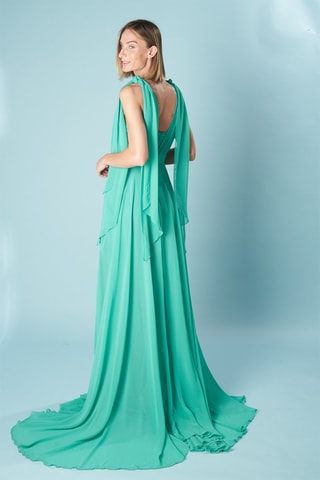 Abito lungo Reus - Turchese