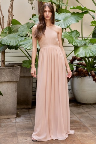 Lange Jurk - Zalmroze
