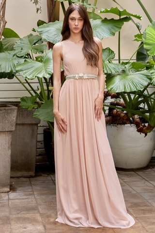 Lange Jurk - Zalmroze