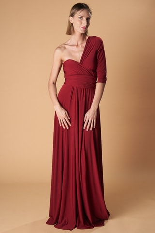 Lange Jurk - Bordeauxrood