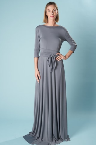 Lange Jurk - Grijs