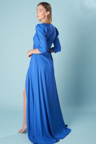 Lange Jurk - Kobaltblauw