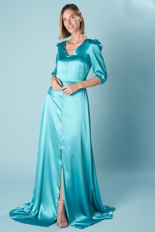 Lange Jurk - Turquoise