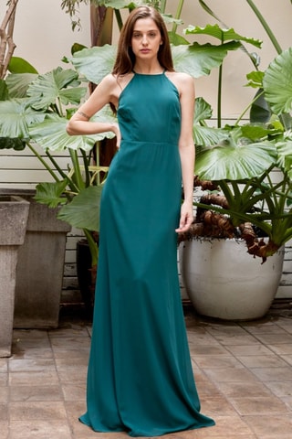 Lange Jurk - Donkergroen