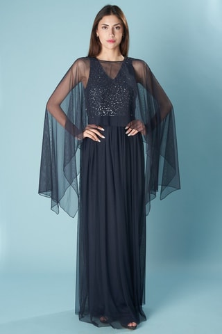 Lange Jurk - Marineblauw