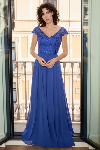 Lange Jurk - Marineblauw