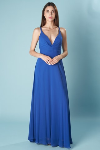 Lange Jurk - Kobaltblauw