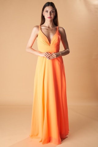 Lange Jurk - Koraalrood