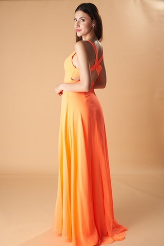 Lange Jurk - Koraalrood