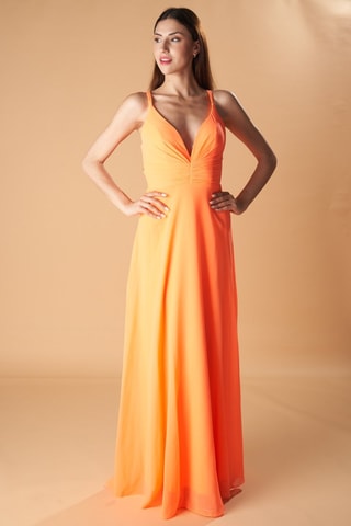 Lange Jurk - Koraalrood