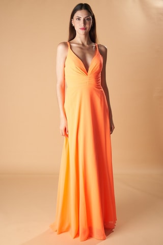 Lange Jurk - Koraalrood