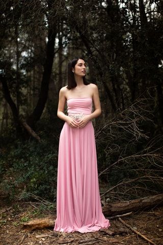 Lange Rok Hoge Taille - Roze