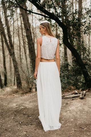 Lange Rok Ines - Wit