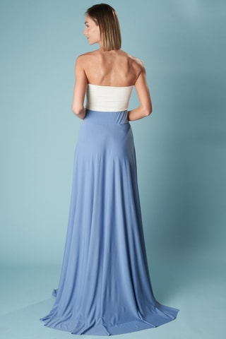 Lange Rok Hoge Taille - Blauw