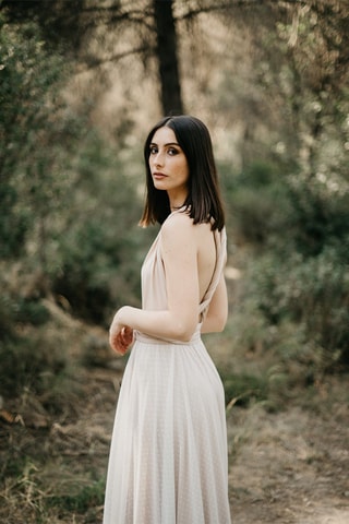 Lange Rok Hoge Taille - Ecru