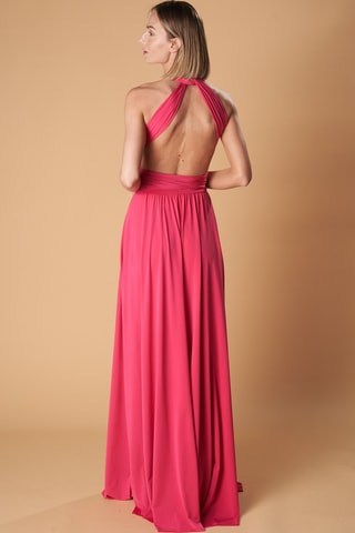 Abito lungo senza maniche - Rosa