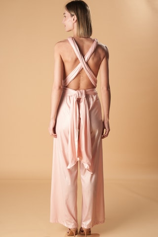 Mouwloze Jumpsuit - Zachtroze