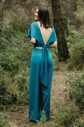 Jumpsuit - Pauwblauw