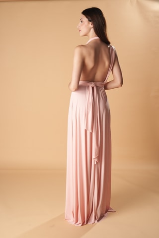 Abito lungo senza maniche - Rosa chiaro