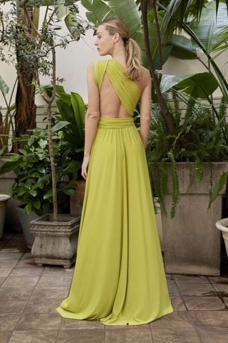 Abito lungo senza maniche - Anice