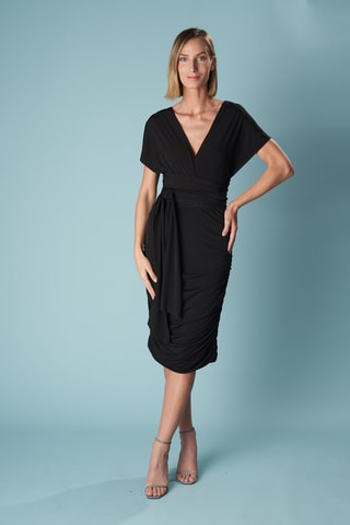 Nauwaansluitende Mouwloze Jurk- Zwart