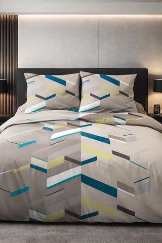 Parure di lenzuola in cotone - 57 fili/cm² - Taupe