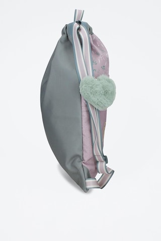 Sac à dos souple Enjoy a Beautiful Day Enso - Lilas et gris