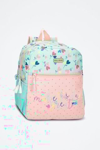 Sac à dos - Turquoise et rose