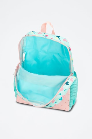 Sac à dos - Turquoise et rose