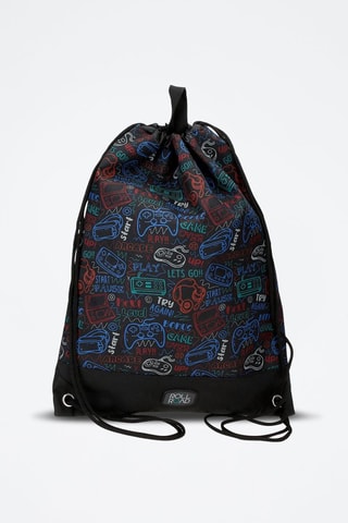 Sac à dos - Noir et bleu cobalt