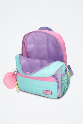 Sac à dos - Turquoise et rose