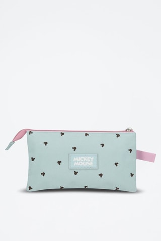 Trousse Mickey et Minnie Disney - Turquoise