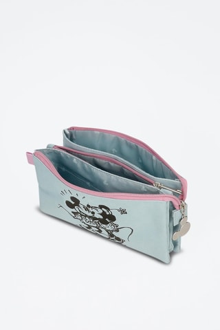 Trousse Mickey et Minnie Disney - Turquoise