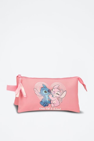 Trousse Stitch et Angel Lilo et Stitch Disney - Rose