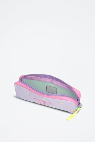 Trousse - Turquoise et rose