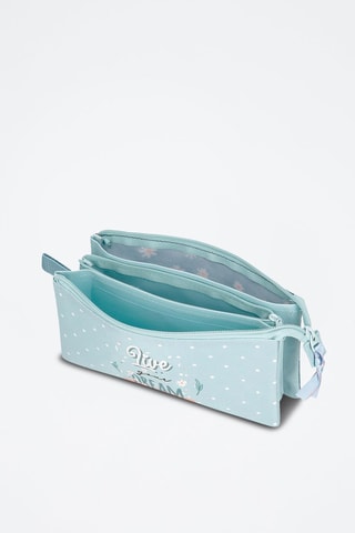 Trousse - Vert d’eau et rose