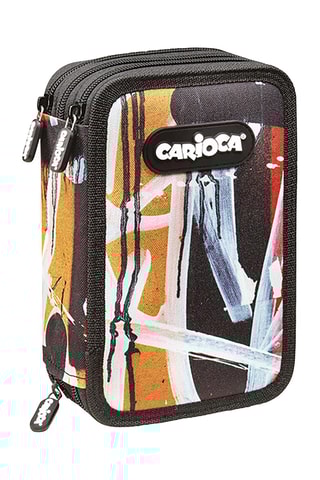 Trousse garnie - 25 pièces - Noir et orange