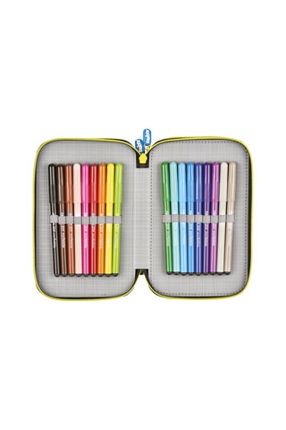 Trousse garnie - 43 pièces - jaune et bleu