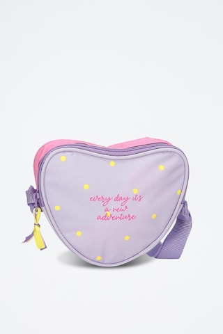 Sac bandoulière - Turquoise et rose