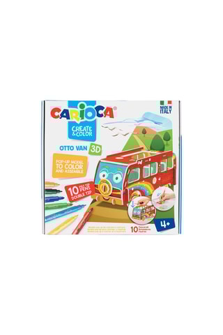 Pop-up Otto Van da colorare - Da 4 anni