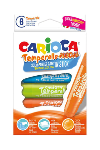 6 tubetti di tempera solida - Da 3 anni