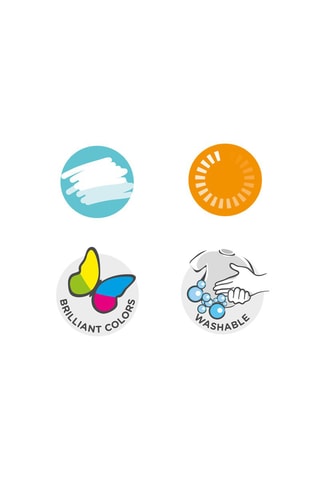 6 tubetti di tempera solida - Da 3 anni