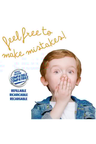 Boîte de 12 stylos-bille effaçables et rechargeables Oops - Rouge